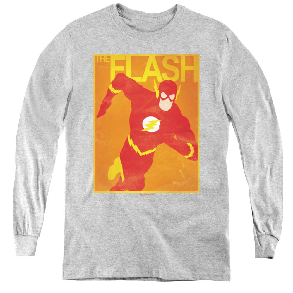 Justice League Of America Simple Flash Poster Youth Long-Sleeve T-Shirt