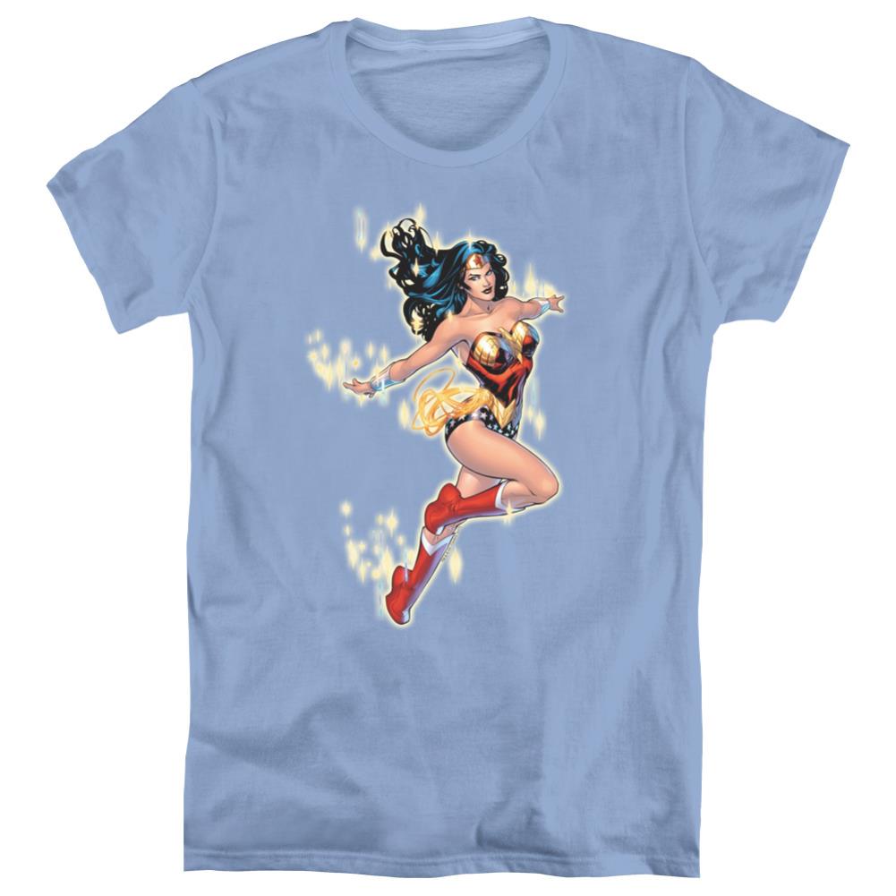 Justice League Of America Simple Wonder Women's 18/1 Cotton Short-Sleeve T-Shirt