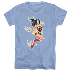 Justice League Of America Simple Wonder Women's 18/1 Cotton Short-Sleeve T-Shirt