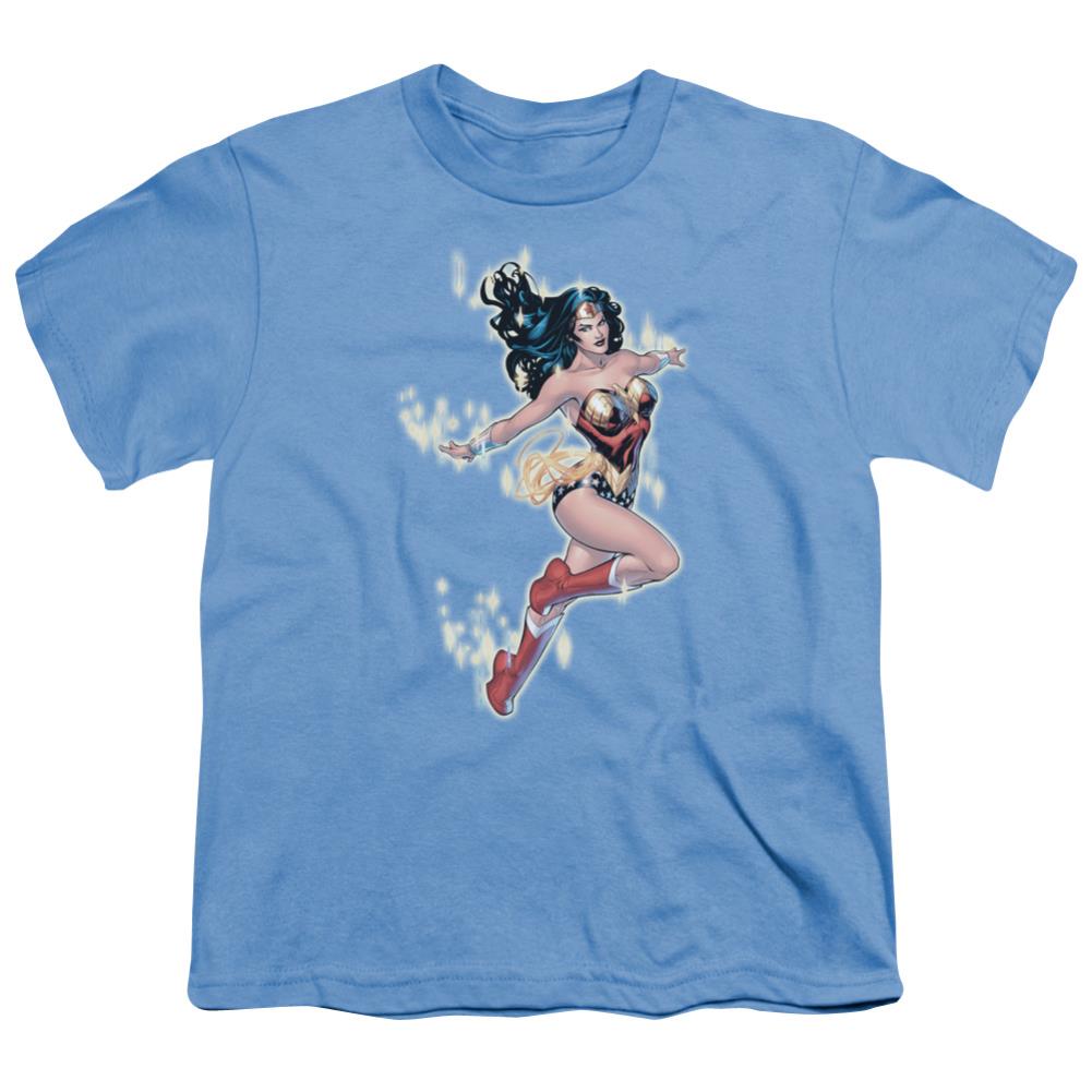 Justice League Of America Simple Wonder Youth 18/1 100% Cotton Short-Sleeve T-Shirt