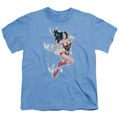 Justice League Of America Simple Wonder Youth 18/1 100% Cotton Short-Sleeve T-Shirt