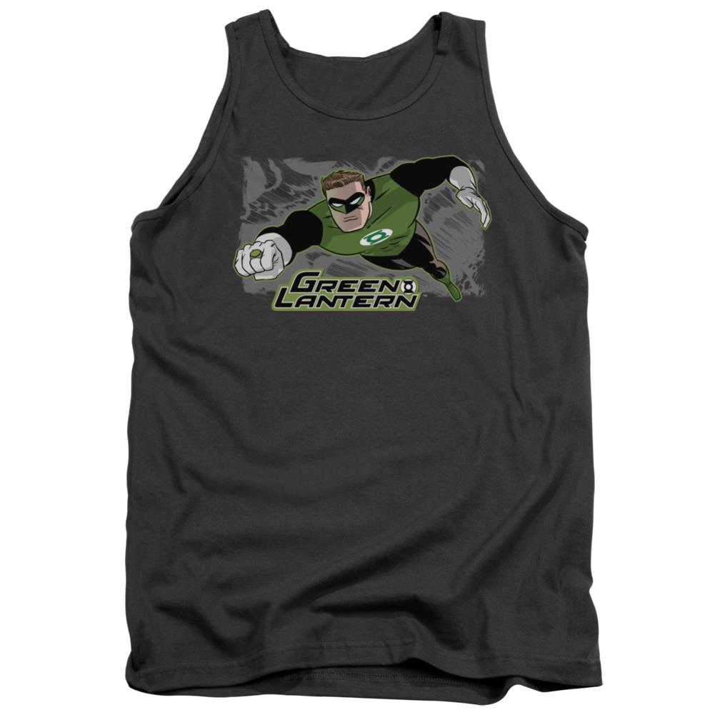 Justice League Of America Space Cop Men's 18/1 Cotton Tank Top