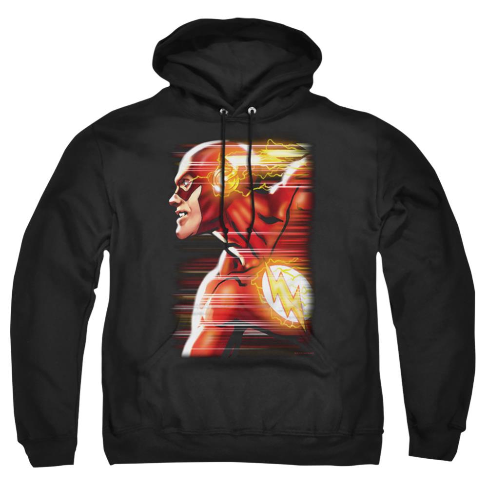 Justice League Of America Speed Head Men's Pull-Over 75 25 Poly Hoodie