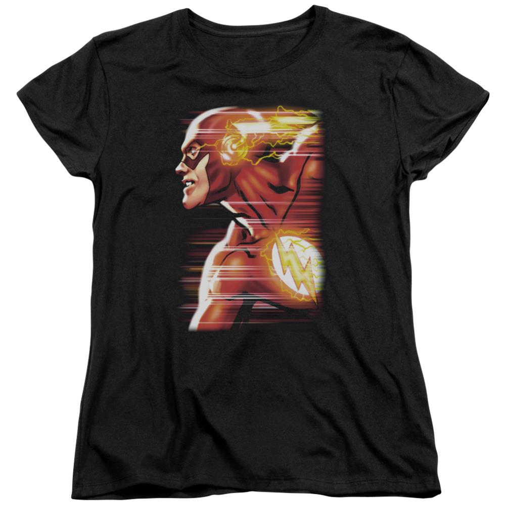 Justice League Of America Speed Head Women's 18/1 Cotton Short-Sleeve T-Shirt
