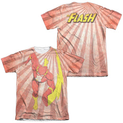 Justice League Of America Speed Of Light Men's Regular Fit Poly Cotton Short-Sleeve T-Shirt