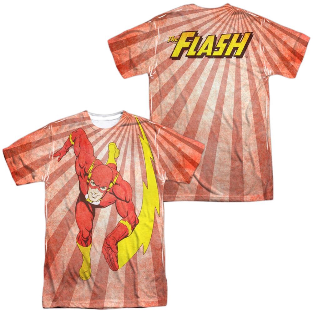 Justice League Of America Speed Of Light Men's Regular Fit Polyester Short-Sleeve T-Shirt