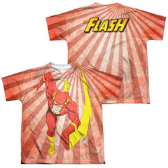 Justice League Of America Speed Of Light Youth Regular Fit Poly Short-Sleeve T-Shirt