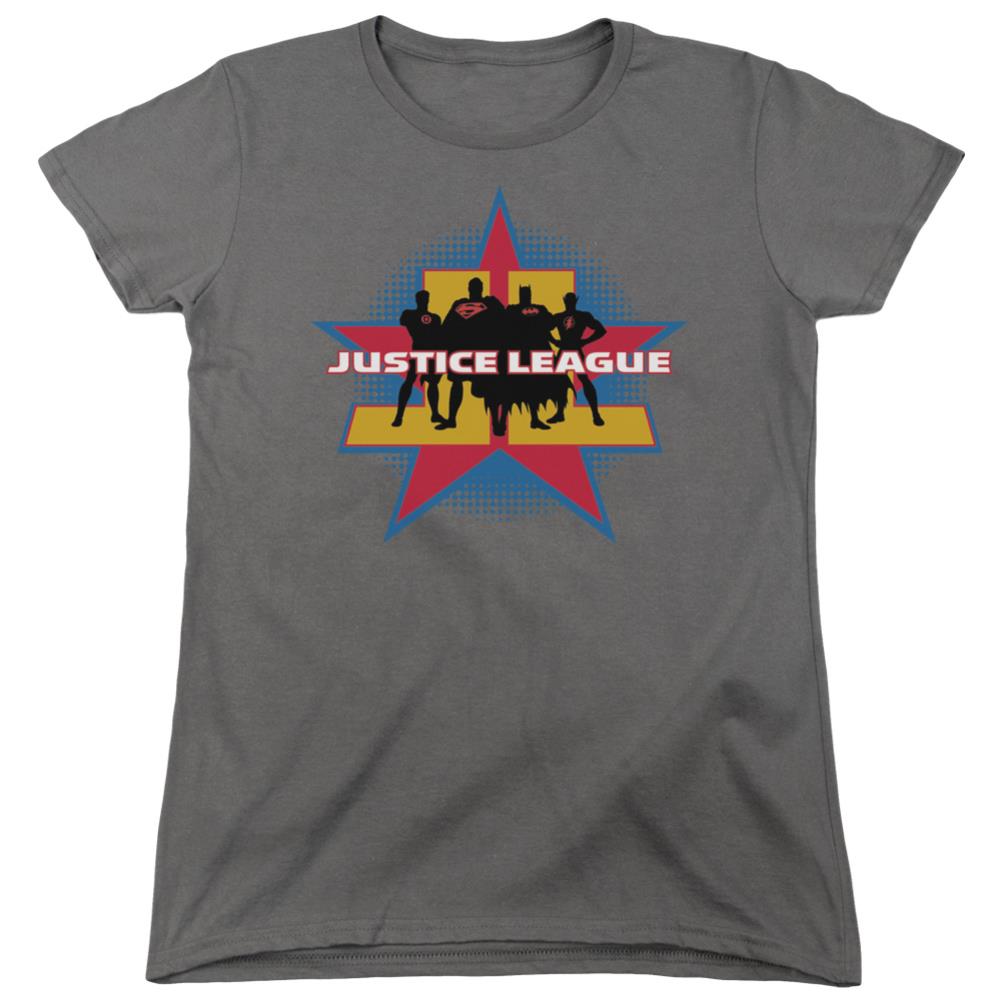 Justice League Of America Stand Tall Women's 18/1 Cotton Short-Sleeve T-Shirt