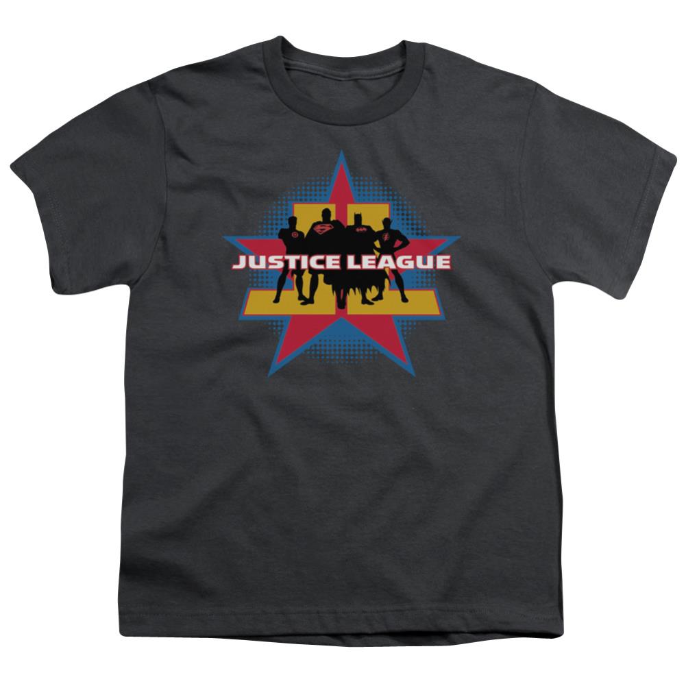 Justice League Of America Stand Tall Youth 18/1 100% Cotton Short-Sleeve T-Shirt