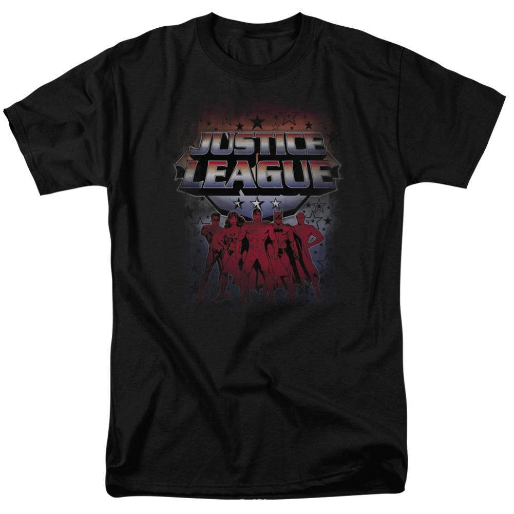 Justice League Of America Star League Men's 18/1 Cotton Short-Sleeve T-Shirt