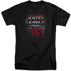 Justice League Of America Star League Men's 18/1 Tall Cotton Short-Sleeve T-Shirt