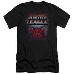 Justice League Of America Star League Men's Ultra-Soft 30/1 Cotton Slim Short-Sleeve T-Shirt