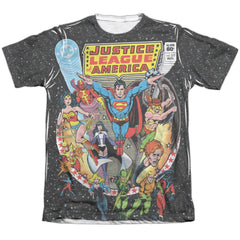 Justice League Of America Stars Men's Regular Fit Poly Cotton Short-Sleeve T-Shirt