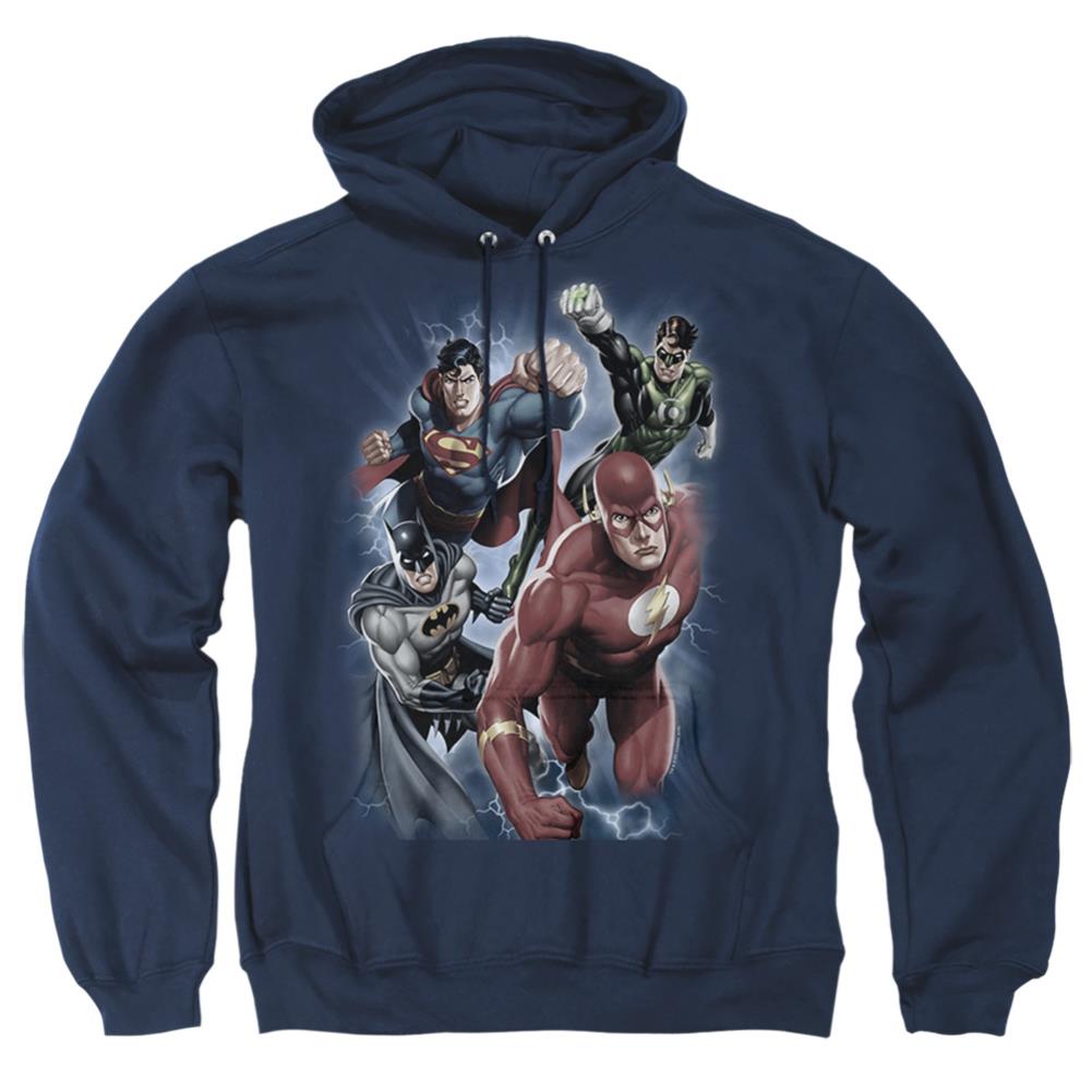 Justice League Of America Storm Chasers Men's Pull-Over 75 25 Poly Hoodie