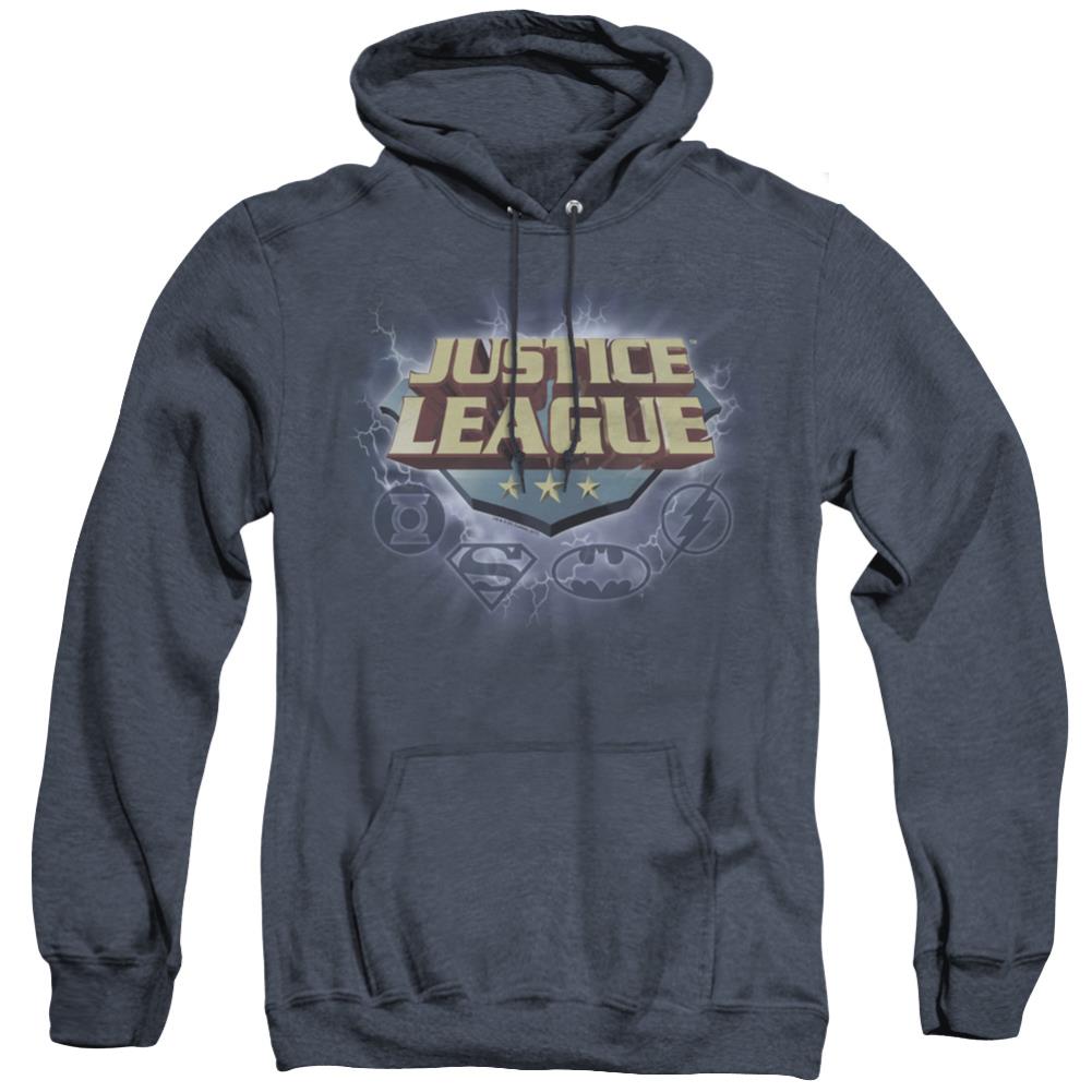 Justice League Of America Storm Logo Men's Pull-Over Hoodie