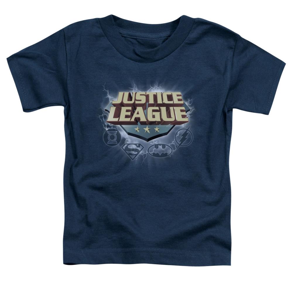 Justice League Of America Storm Logo Toddler 18/1 Cotton Short-Sleeve T-Shirt