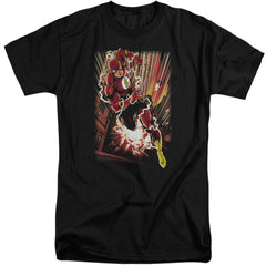 Justice League Of America Street Speed Men's 18/1 Tall Cotton Short-Sleeve T-Shirt