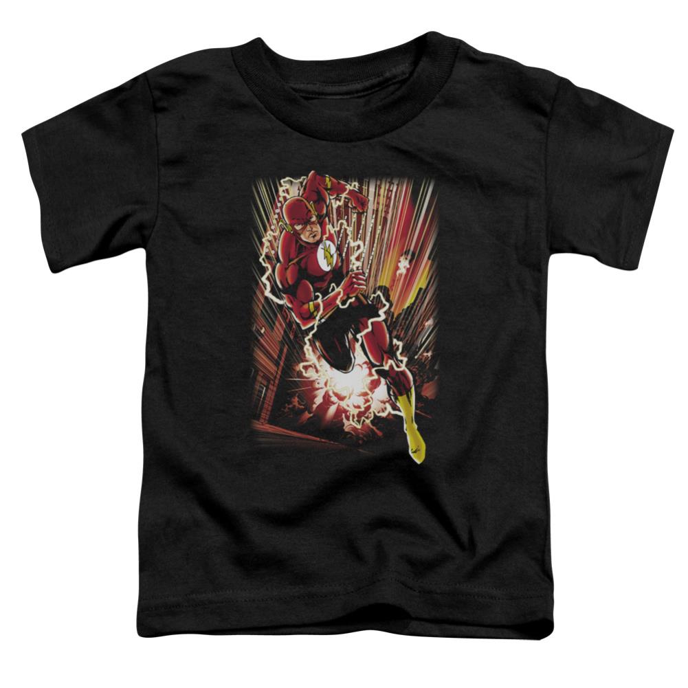 Justice League Of America Street Speed Toddler 18/1 Cotton Short-Sleeve T-Shirt