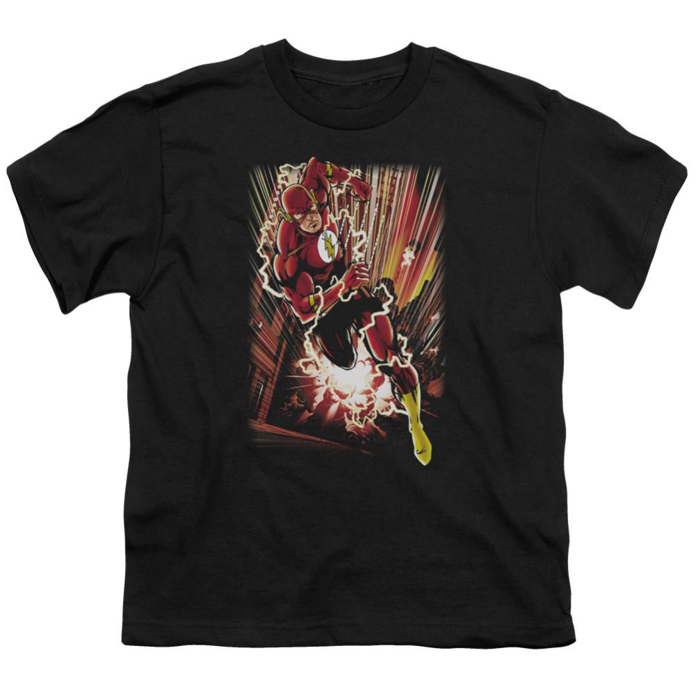 Justice League Of America Street Speed Youth 18/1 100% Cotton Short-Sleeve T-Shirt
