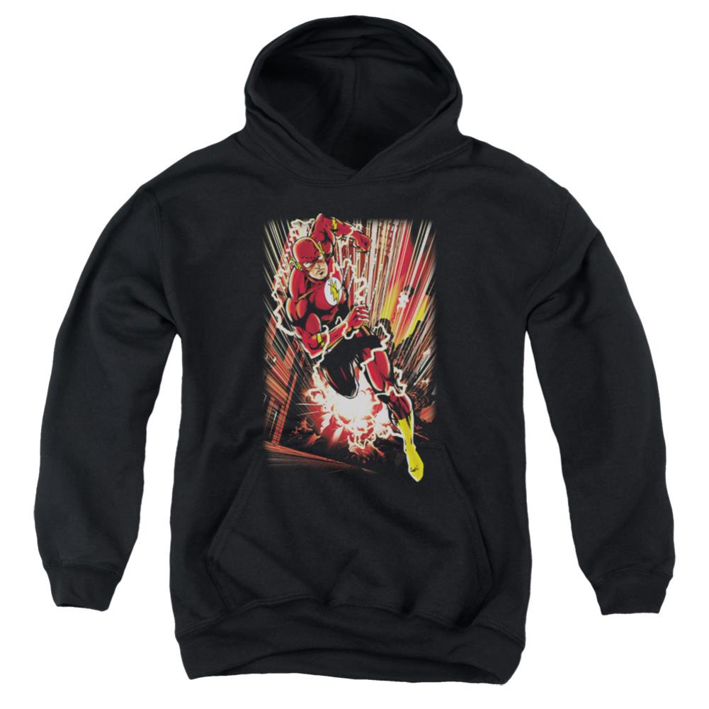 Justice League Of America Street Speed Youth Cotton Poly Pull-Over Hoodie