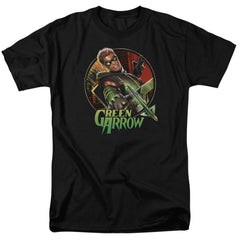 Justice League Of America Sunset Archer Men's 18/1 Cotton Short-Sleeve T-Shirt