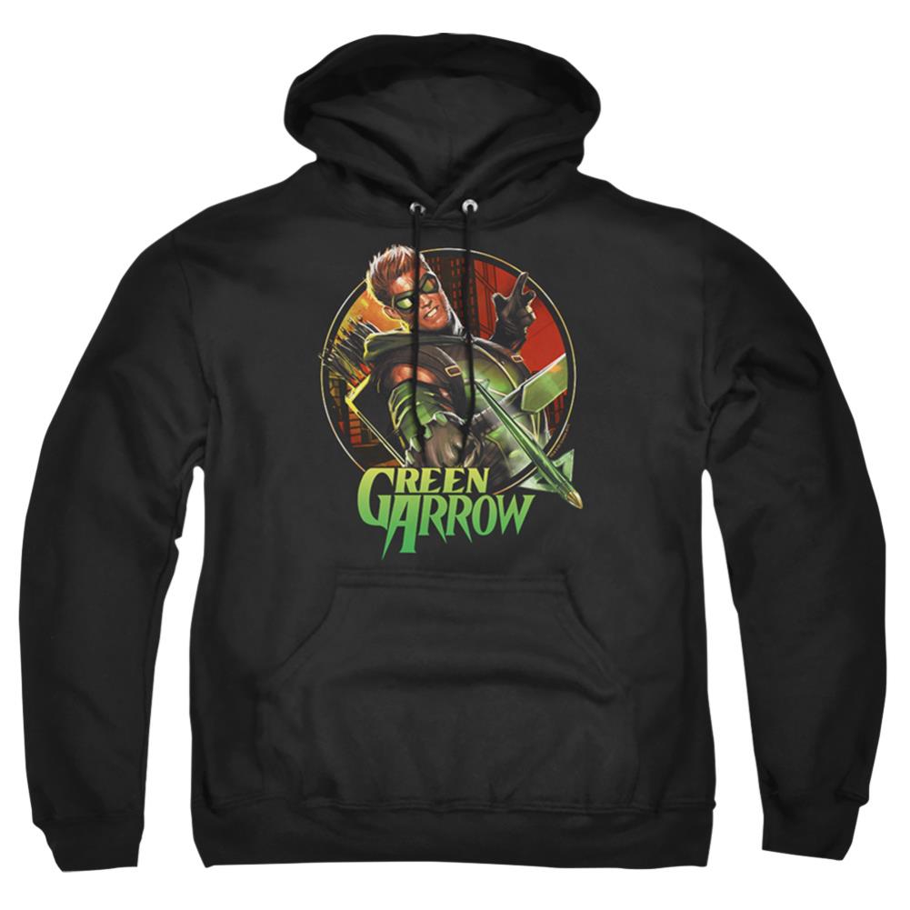 Justice League Of America Sunset Archer Men's Pull-Over 75 25 Poly Hoodie