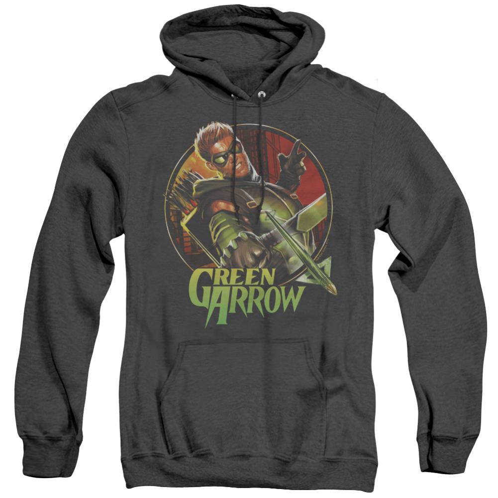Justice League Of America Sunset Archer Men's Pull-Over Hoodie