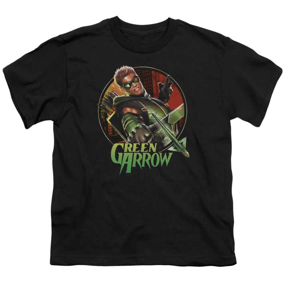 Justice League Of America Sunset Archer Youth 18/1 100% Cotton Short-Sleeve T-Shirt