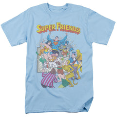 Justice League Of America Super Friends #1 Men's 18/1 Cotton Short-Sleeve T-Shirt