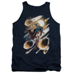Justice League Of America Supergirl #1 Men's 18/1 Cotton Tank Top