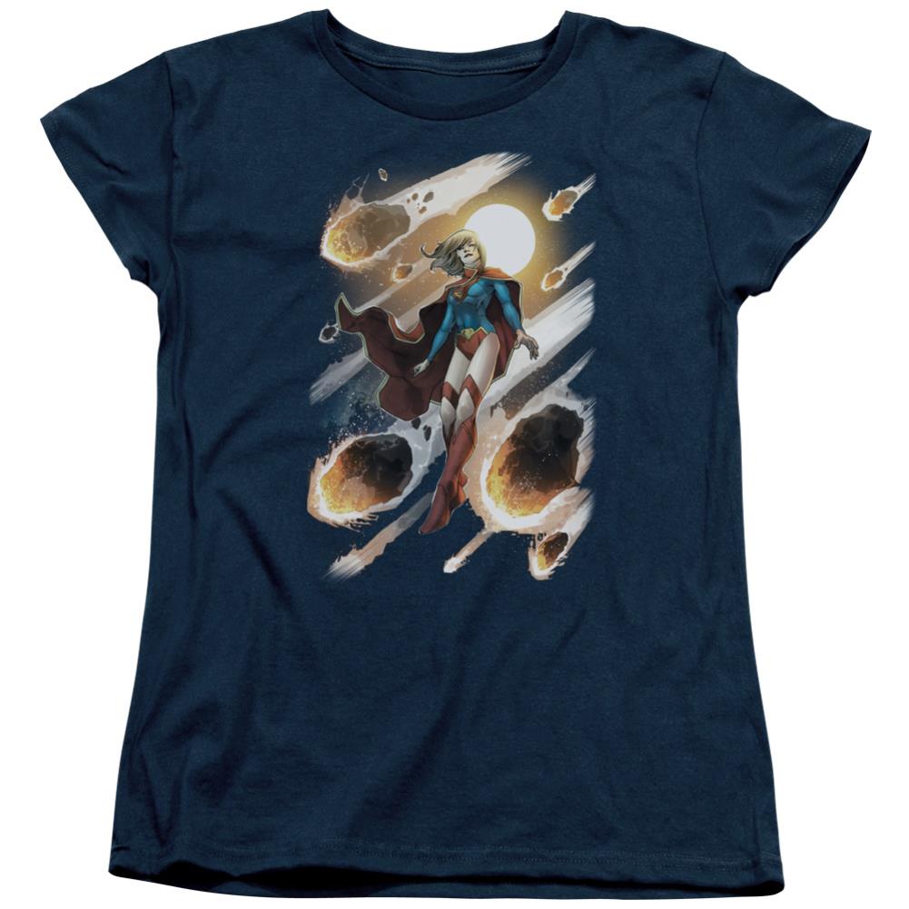 Justice League Of America Supergirl #1 Women's 18/1 Cotton Short-Sleeve T-Shirt