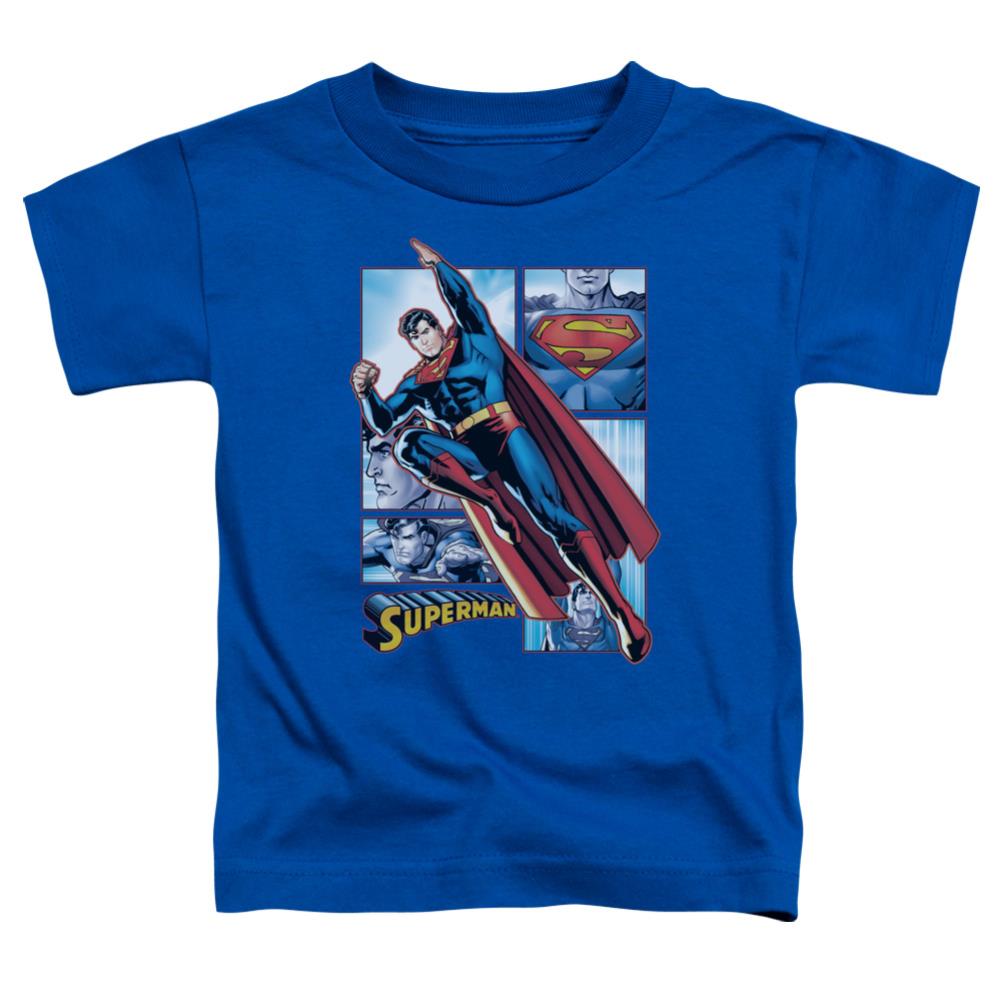 Justice League Of America Superman PaneLong-Sleeve T-Shirtoddler 18/1 Cotton Short-Sleeve T-Shirt