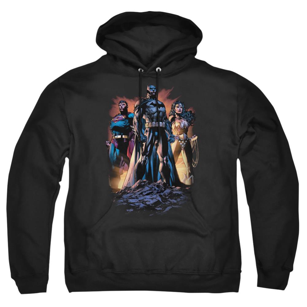 Justice League Of America Take A Stand Men's Pull-Over 75 25 Poly Hoodie