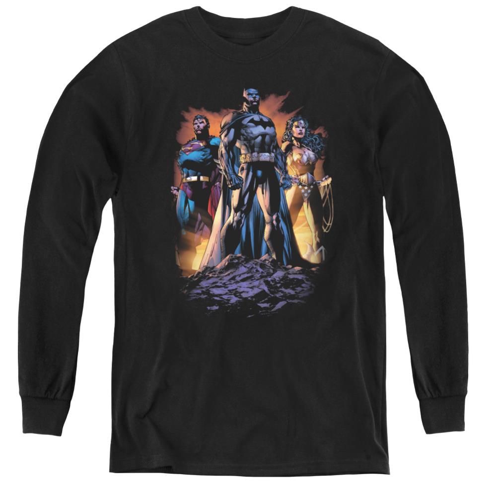 Justice League Of America Take A Stand Youth Long-Sleeve T-Shirt