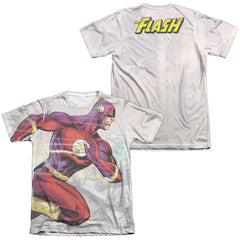 Justice League Of America Taking The Lead (Front/Back Print) Men's Regular Fit Poly Cotton Short-Sleeve T-Shirt