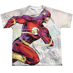 Justice League Of America Taking The Lead Youth Regular Fit Poly Short-Sleeve T-Shirt