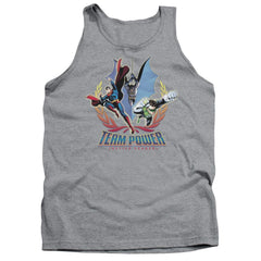 Justice League Of America Team Power Men's 18/1 Cotton Tank Top