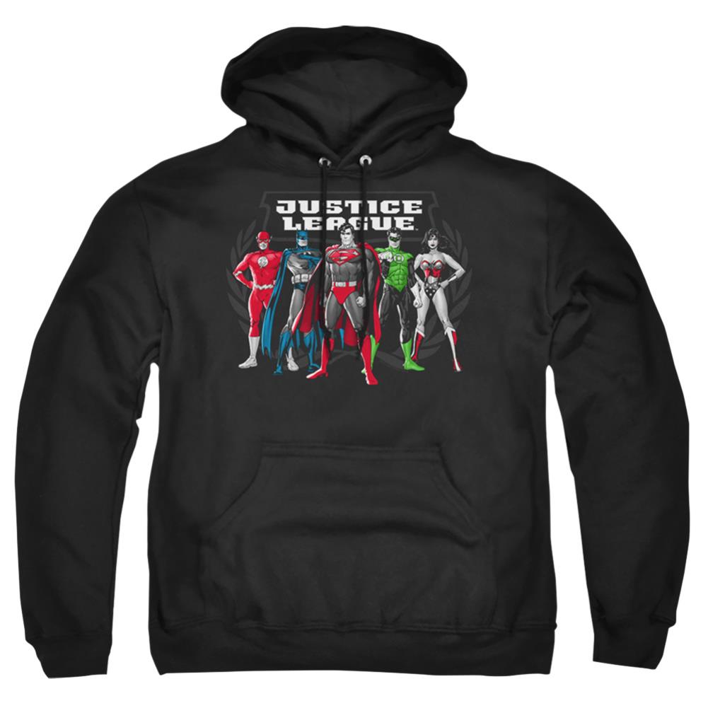 Justice League Of America The Big Five Men's Pull-Over 75 25 Poly Hoodie
