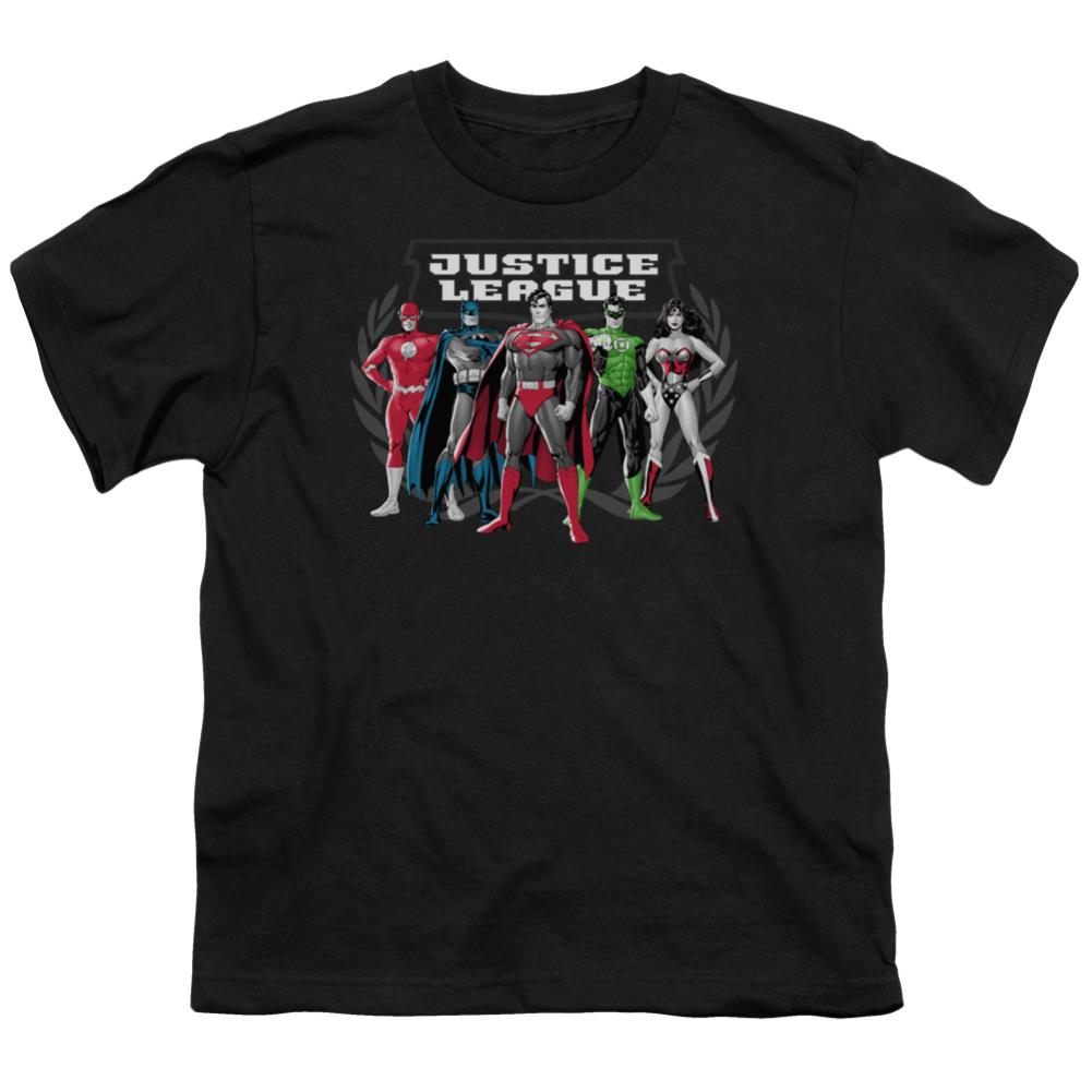 Justice League Of America The Big Five Youth 18/1 100% Cotton Short-Sleeve T-Shirt