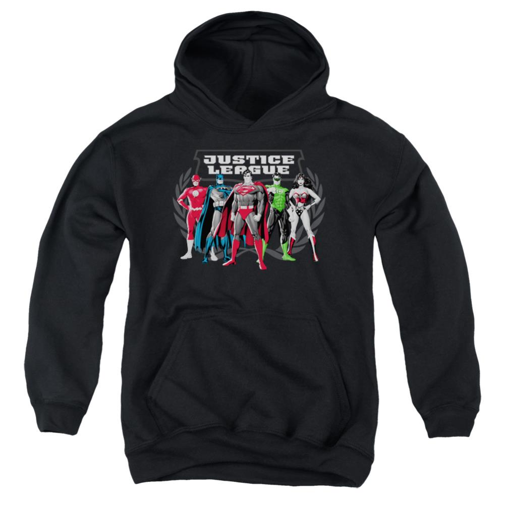 Justice League Of America The Big Five Youth Cotton Poly Pull-Over Hoodie
