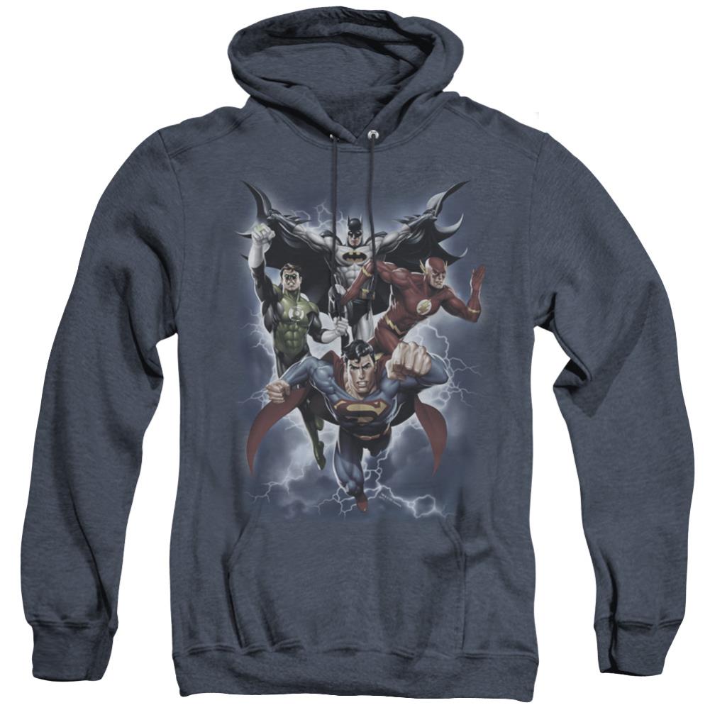 Justice League Of America The Coming Storm Men's Pull-Over Hoodie