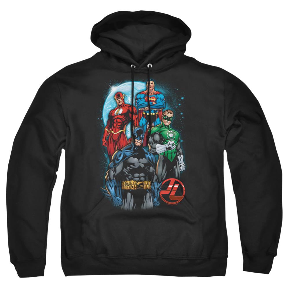 Justice League Of America The Four Men's Pull-Over 75 25 Poly Hoodie