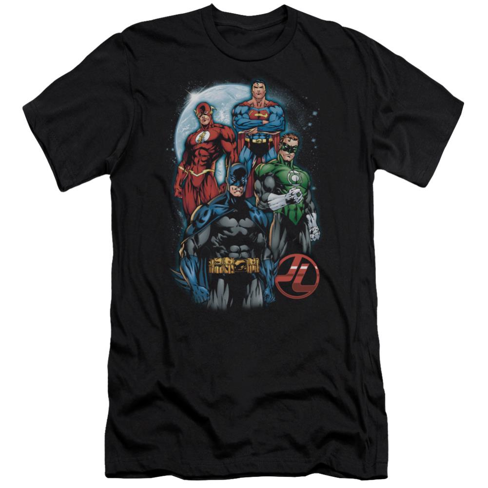 Justice League Of America The Four Men's Ultra-Soft 30/1 Cotton Slim Short-Sleeve T-Shirt