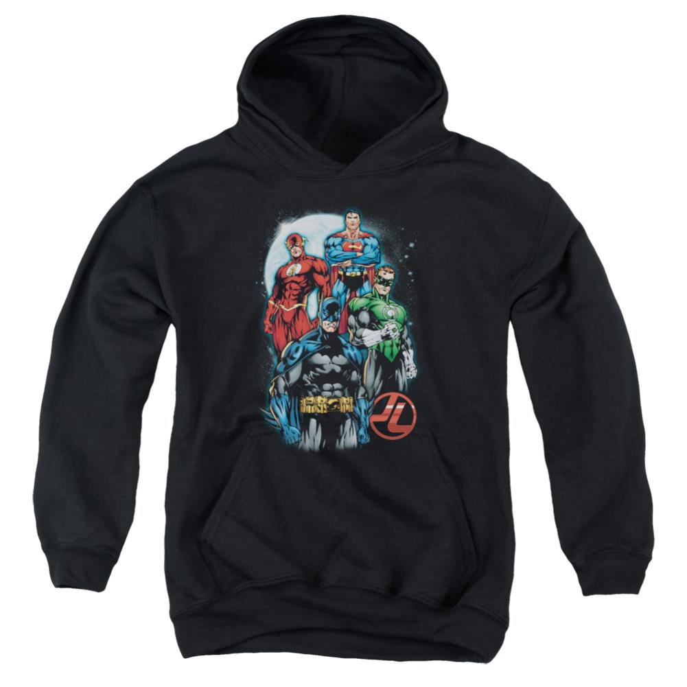 Justice League Of America The Four Youth Cotton Poly Pull-Over Hoodie