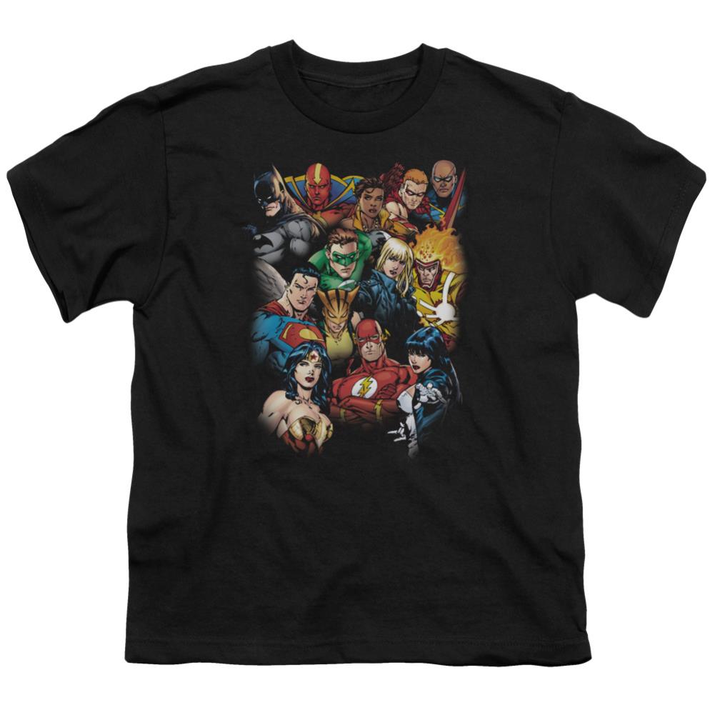 Justice League Of America The Leagues All Here Youth 18/1 100% Cotton Short-Sleeve T-Shirt