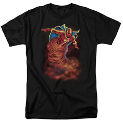 Justice League Of America Tornado Cloud Men's 18/1 Cotton Short-Sleeve T-Shirt