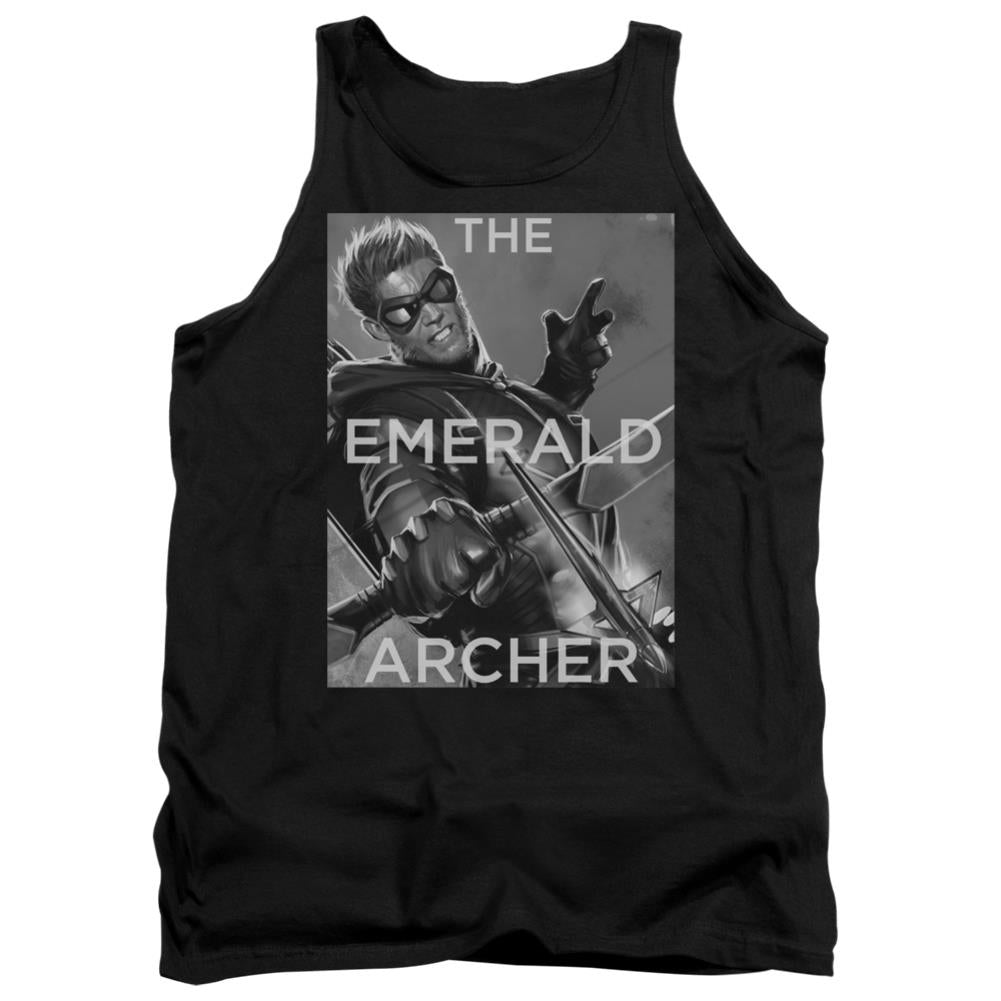 Justice League Of America Trigger Men's 18/1 Cotton Tank Top