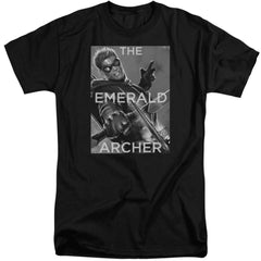 Justice League Of America Trigger Men's 18/1 Tall Cotton Short-Sleeve T-Shirt
