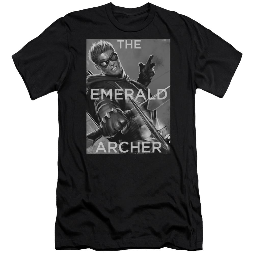 Justice League Of America Trigger Men's Ultra-Soft 30/1 Cotton Slim Short-Sleeve T-Shirt