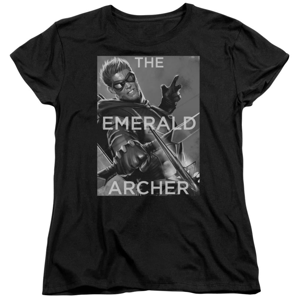 Justice League Of America Trigger Women's 18/1 Cotton Short-Sleeve T-Shirt